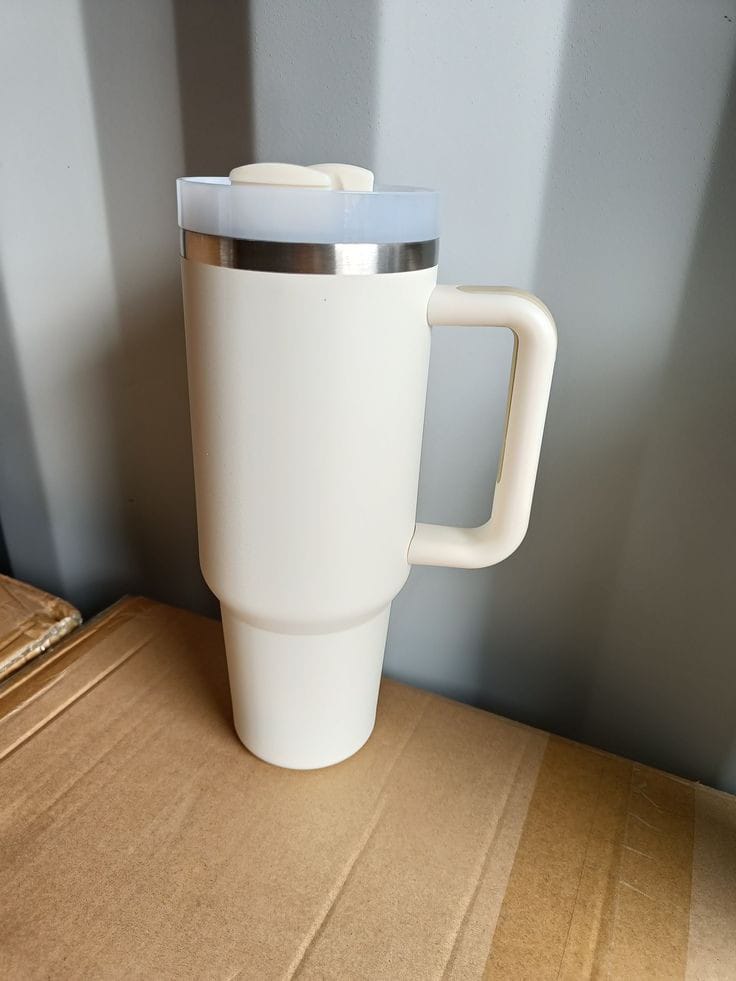 INSULATED TUMBLER WITH STRAW