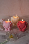 Heart In Hand Candles