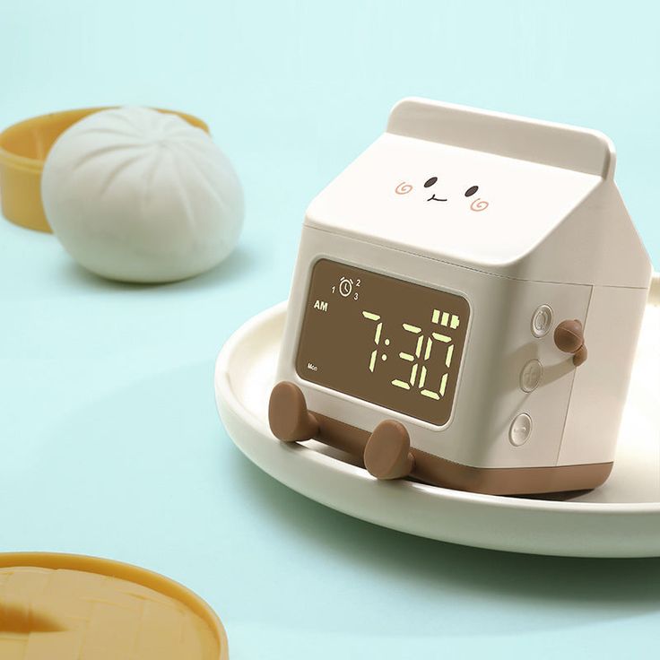 MILK CARTON DISPLAY ALARM CLOCK