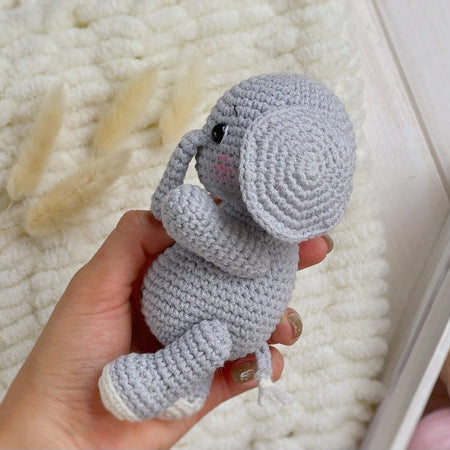 BABY ELEPHANT CROCHET PLUSH