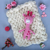 PINK GIRAFFE CROCHET PLUSH