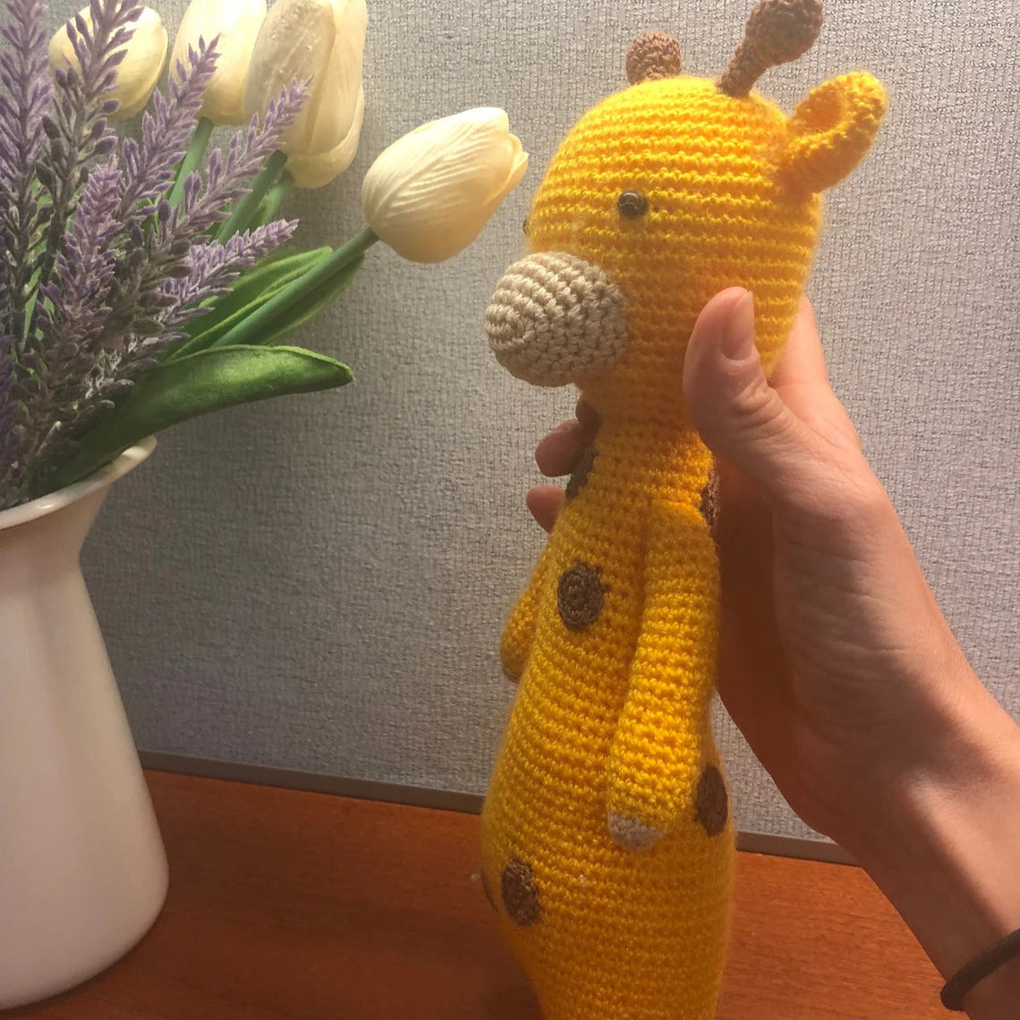 GIANT GIRAFFE CROCHET PLUSH