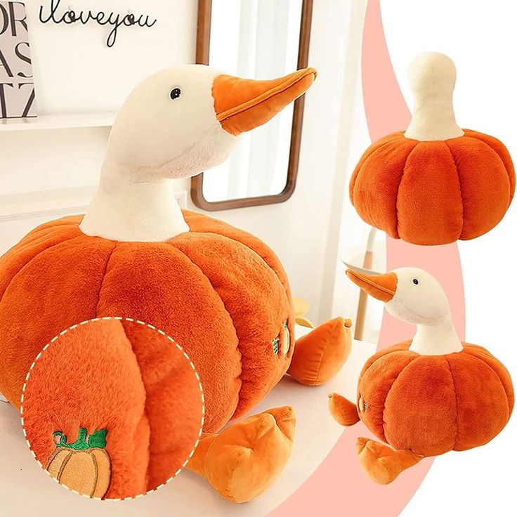 PUMPKIN GOOSE PLUSH