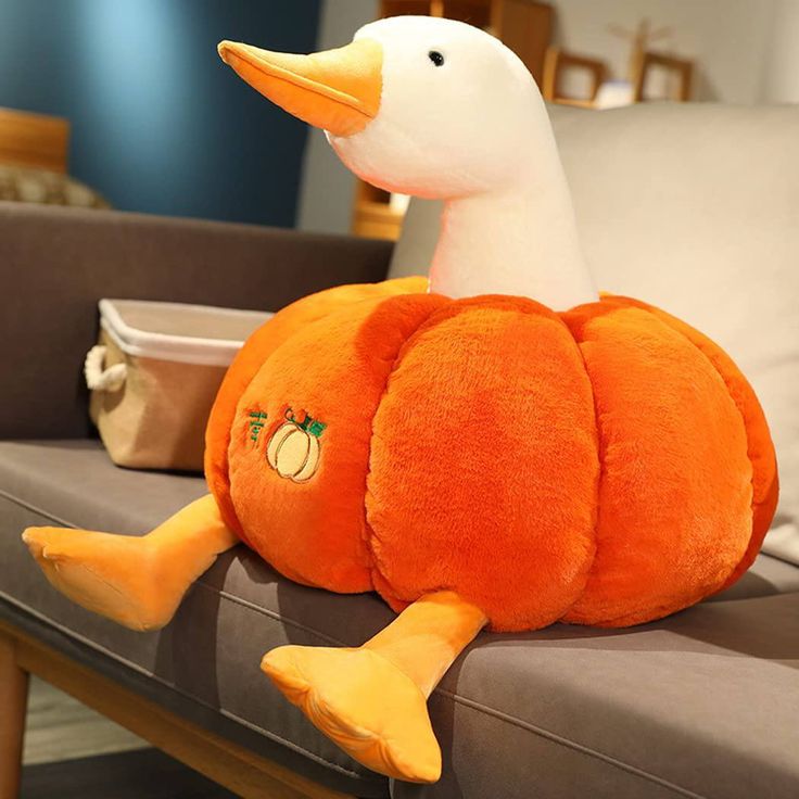 PUMPKIN GOOSE PLUSH