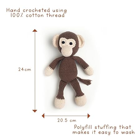 MONKEY CROCHET PLUSH