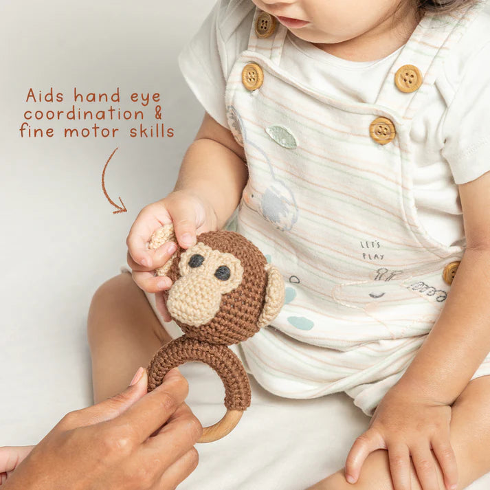 BABY MONKEY RATTLE