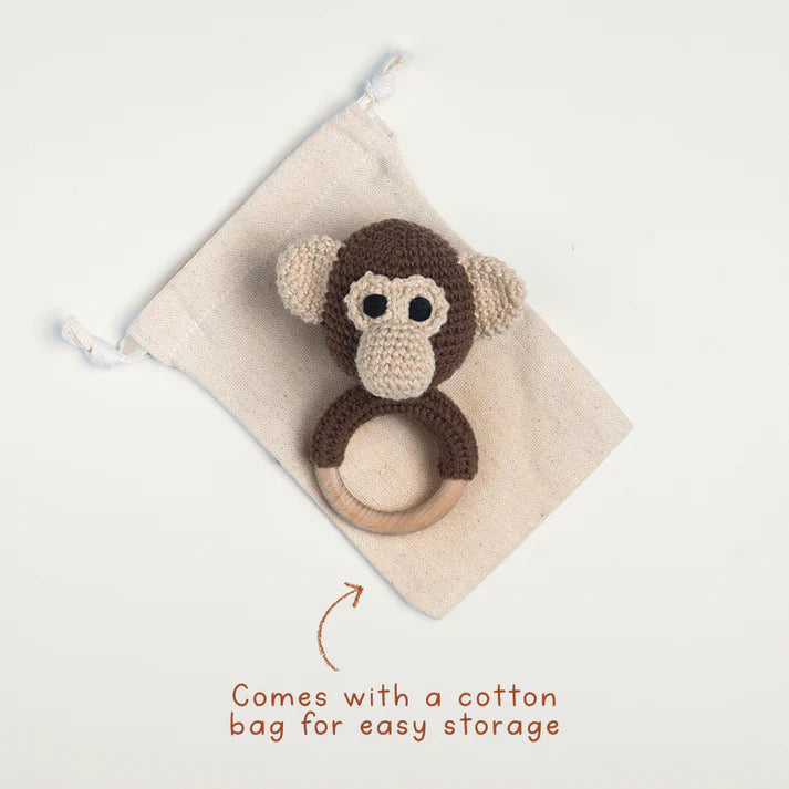 BABY MONKEY RATTLE