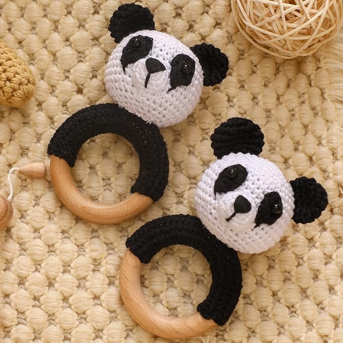 BABY PANDA RATTLE