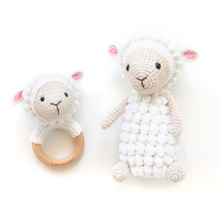 BABY LAMB RATTLE