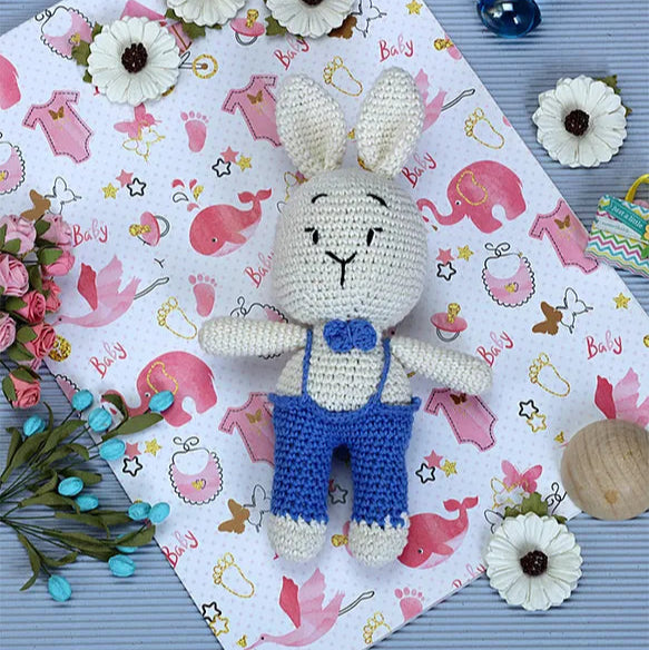 BUNNY BOY CROCHET PLUSH