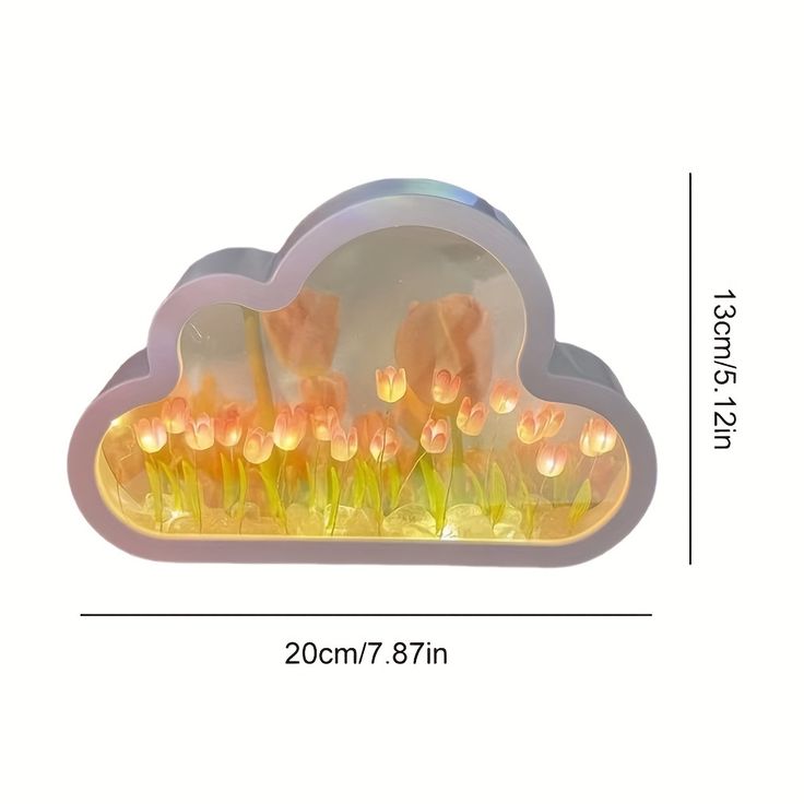 CLOUD TULIP MIRROR LAMP