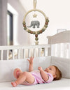 ELEPHANT HOOP COT MOBILE