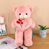 TEDDY BEAR WID FLOWER HEART