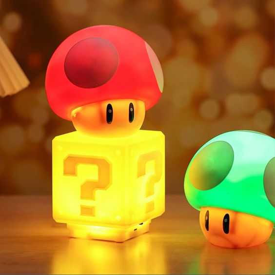 MARIO TABLE LAMP WITH SOUND