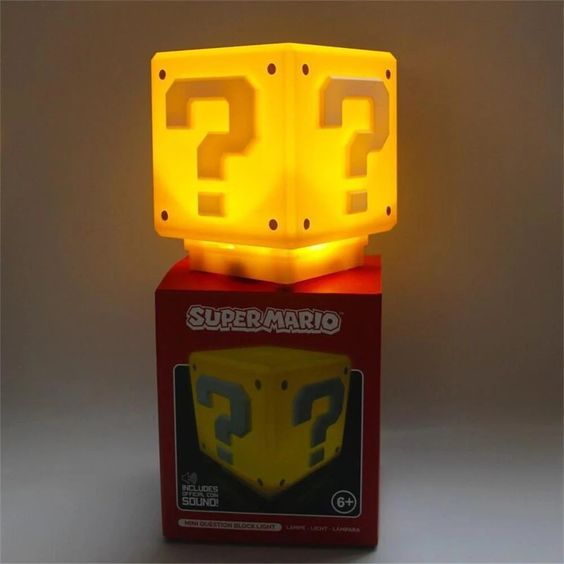 MARIO TABLE LAMP WITH SOUND